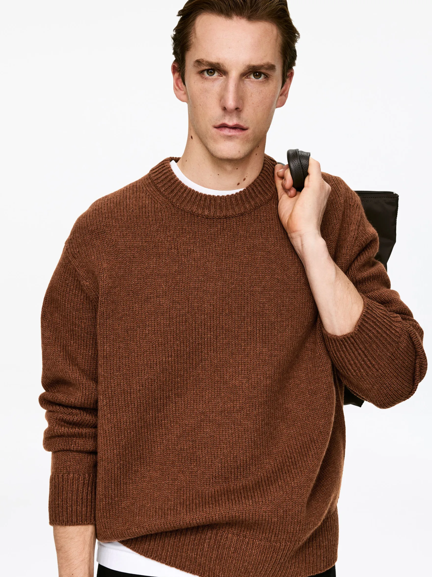 Pullover aus schwerem Wollstrick