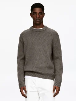 Pullover aus schwerem Wollstrick