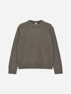 Pullover aus schwerem Wollstrick