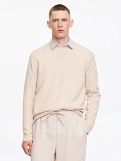 Pullover aus Wolle und Baumwolle