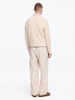 Pullover aus Wolle und Baumwolle