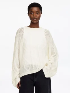 Pullover aus Wolle und Mohair