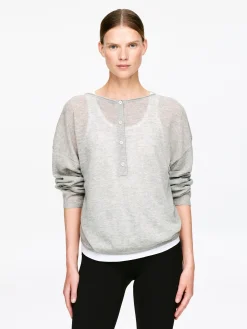 Pullover mit U-Boot-Ausschnitt aus reinem Kaschmir