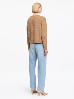 Pullover mit V-Ausschnitt aus reinem Kaschmir