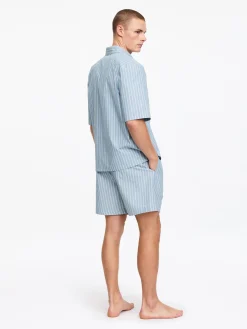 Pyjama-Hemd aus Popeline
