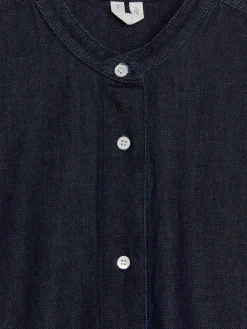 Raw-Denim-Bluse