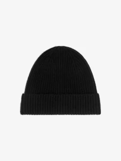 Rippstrick-Beanie aus Wollmischung