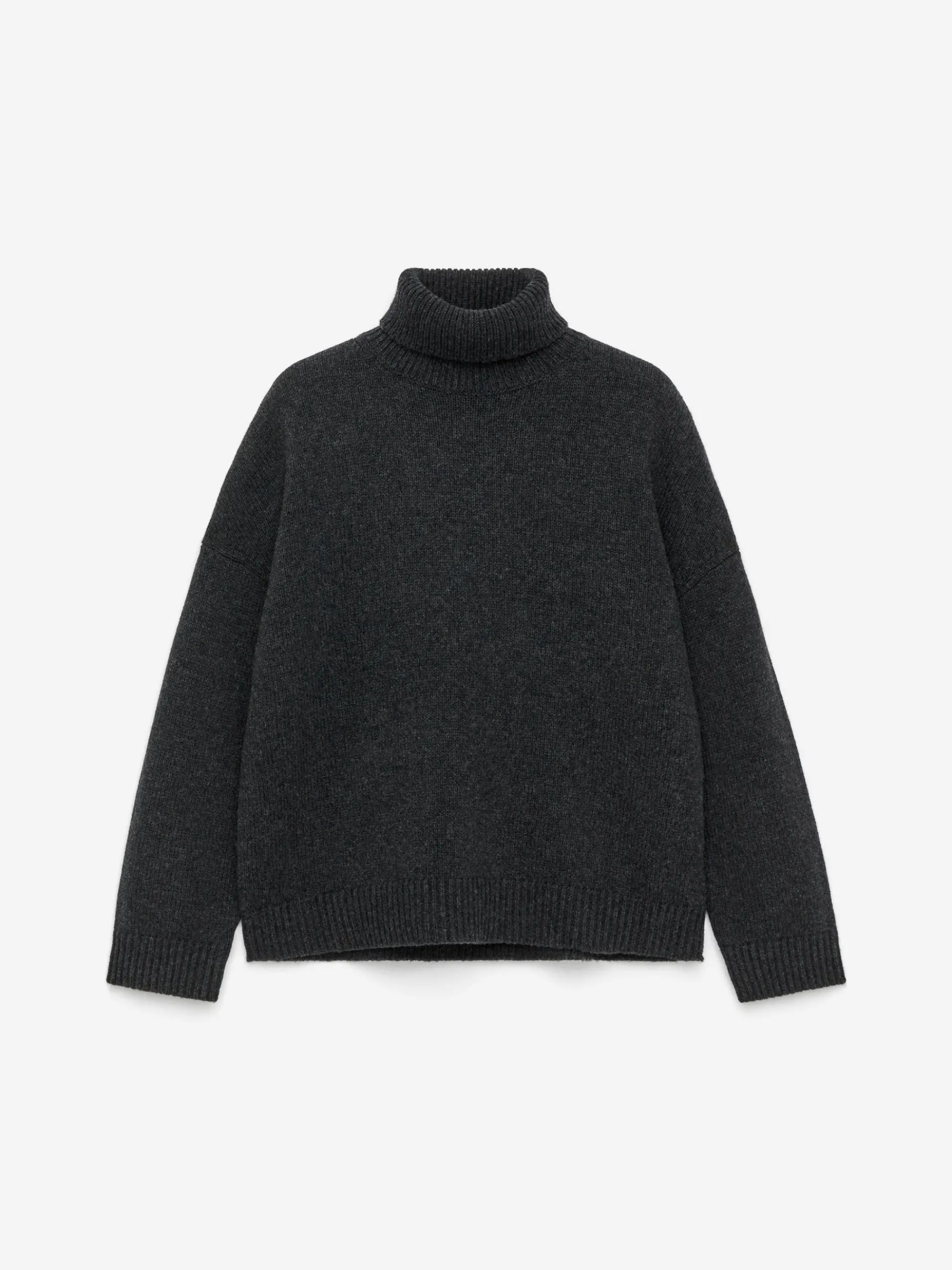 Rollkragenpullover aus Wolle
