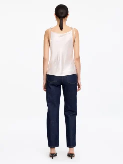 Satintop in Knitteroptik