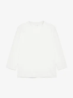 Schmales, geripptes Shirt mit 3/4-Ärmeln
