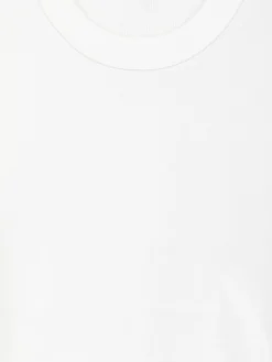 Schmales, geripptes Shirt mit 3/4-Ärmeln