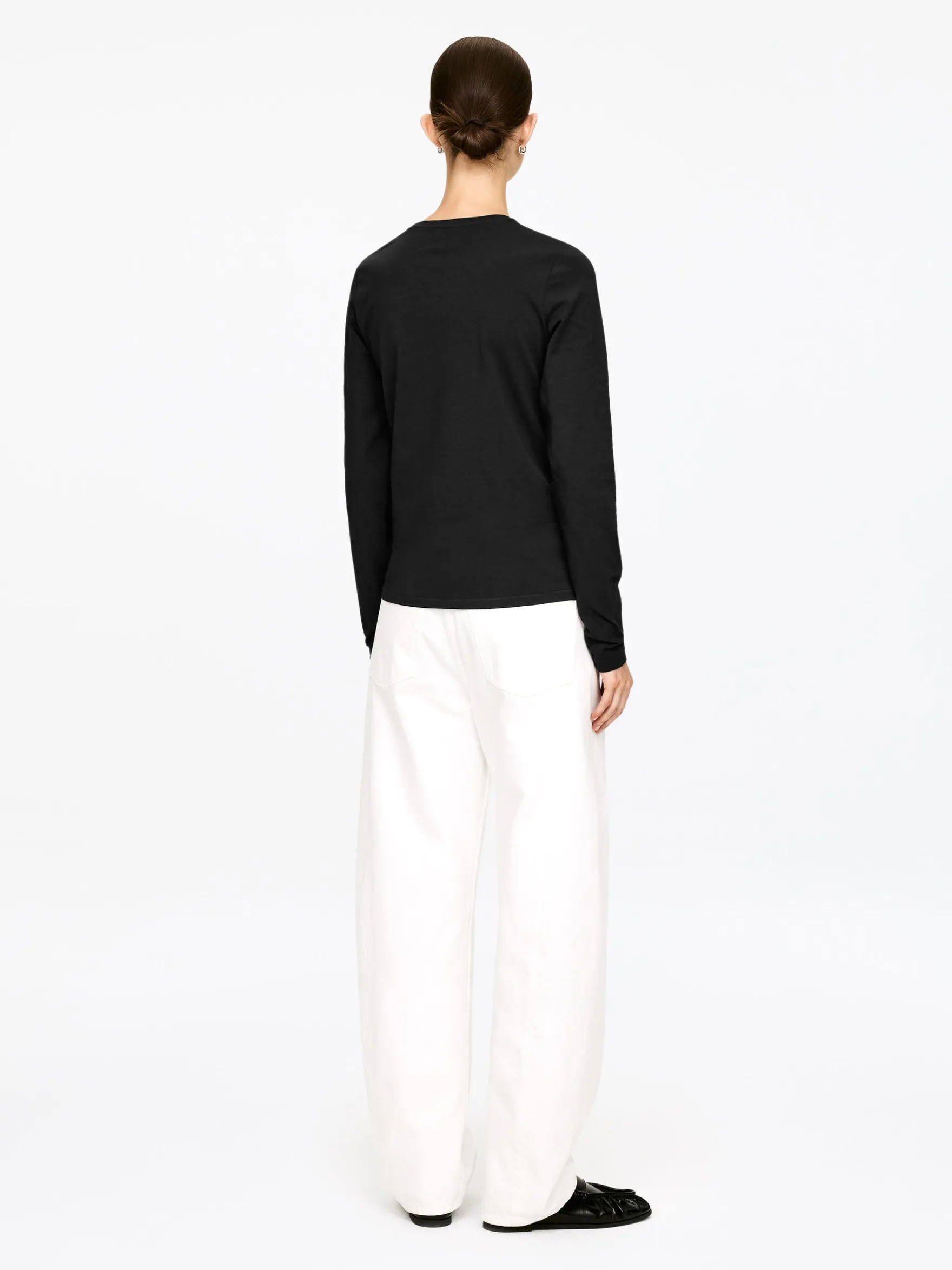 Schmales Langarmshirt