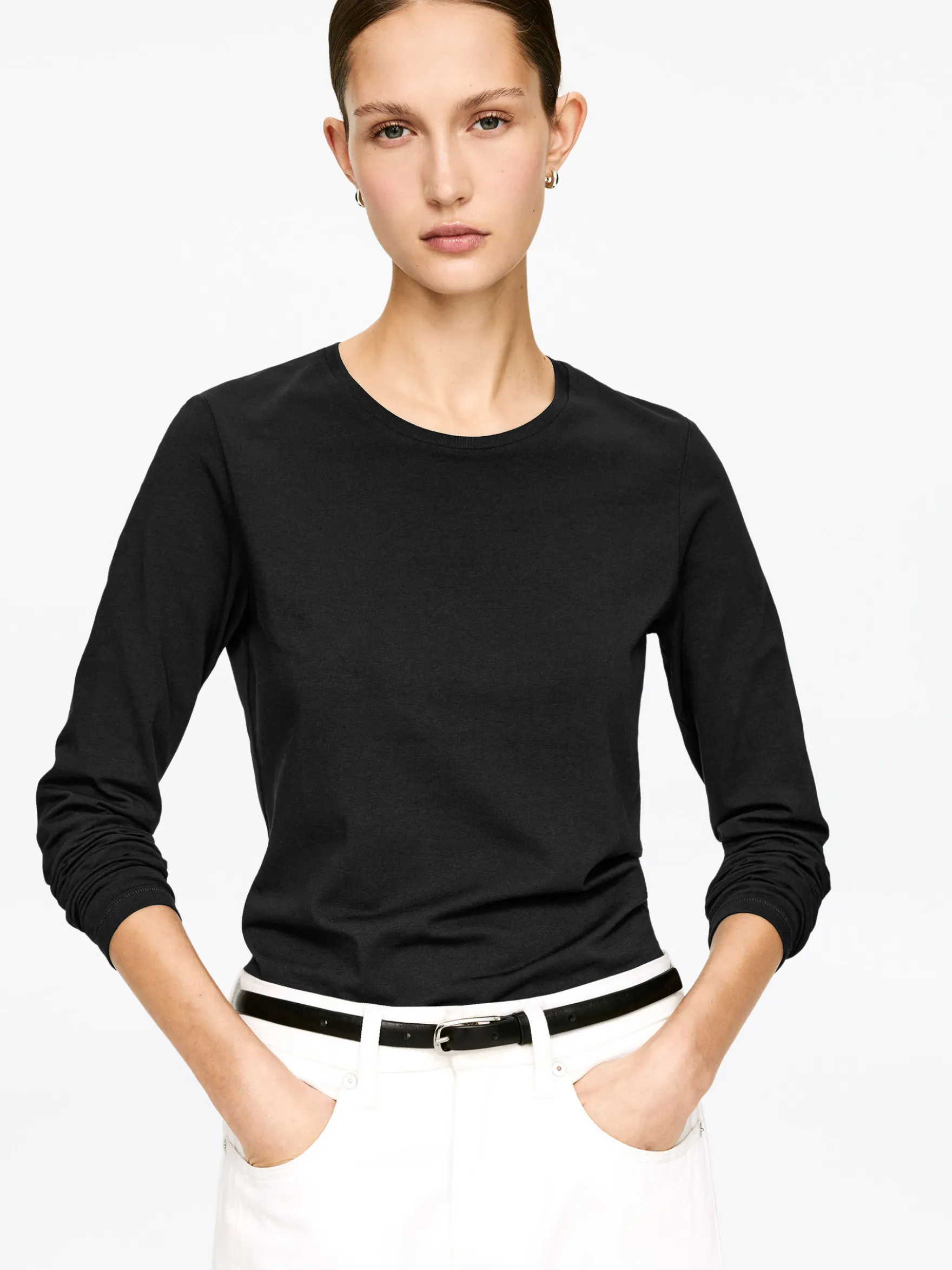 Schmales Langarmshirt