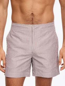 Seersucker-Badeshorts