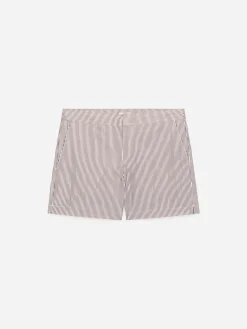 Seersucker-Badeshorts