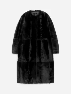 Shearling-Mantel
