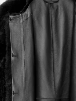 Shearling-Mantel
