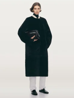 Shearling-Mantel