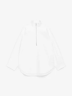 Shirt mit kurzem Reißverschluss