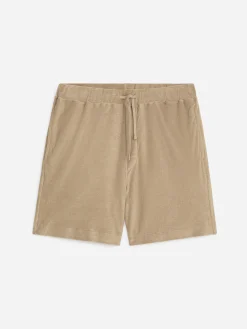 Shorts aus Baumwollfrottee