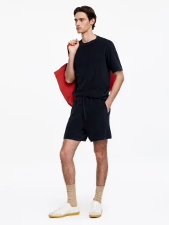 Shorts aus Baumwollfrottee