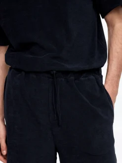 Shorts aus Baumwollfrottee