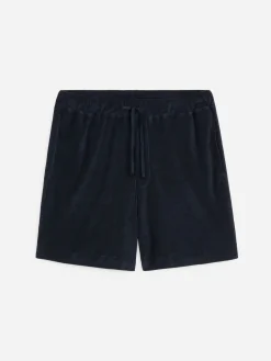 Shorts aus Baumwollfrottee