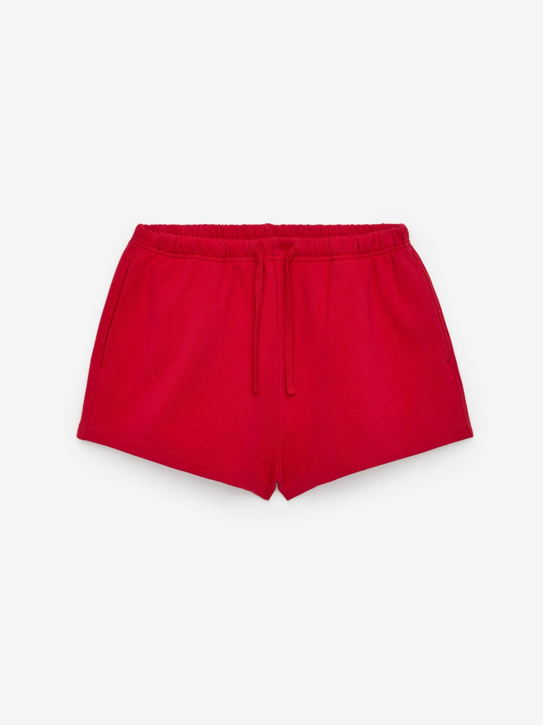 Shorts aus Baumwollfrottee