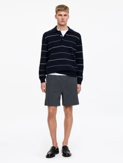 Shorts aus Baumwollmischung