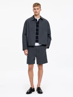 Shorts aus Baumwollmischung