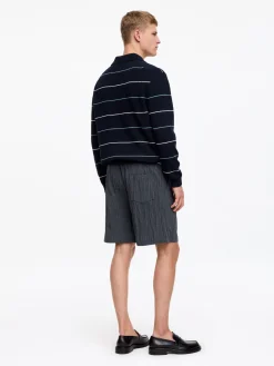 Shorts aus Baumwollmischung