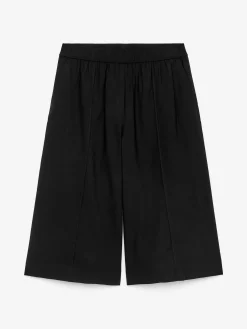 Shorts aus Leinenmischung