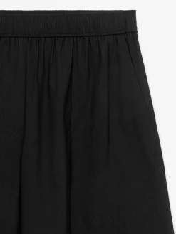 Shorts aus Leinenmischung