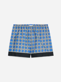Shorts aus Lyocell-Mischung