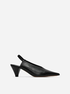 Slingback-Lederpumps