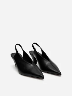 Slingback-Lederpumps