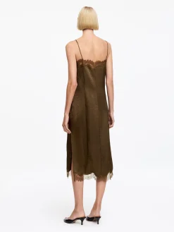 Slipkleid mit Spitze