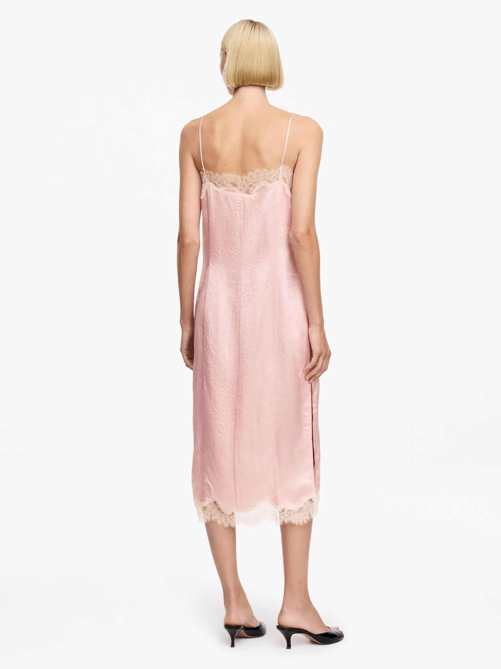 Slipkleid mit Spitze