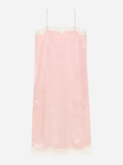 Slipkleid mit Spitze