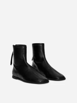 Sock Boot aus Leder