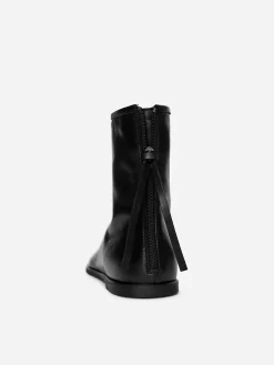 Sock Boot aus Leder