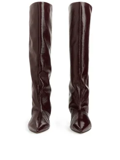 Spitze Boots mit Kitten-Heel-Absatz