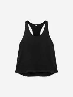 Sportoberteil aus Satin