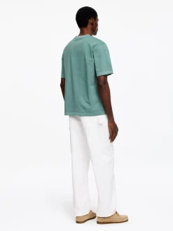 Stückgefärbtes Interlock-T-Shirt