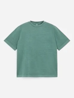 Stückgefärbtes Interlock-T-Shirt