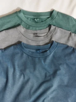 Stückgefärbtes Interlock-T-Shirt