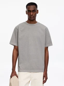 Stückgefärbtes Interlock-T-Shirt