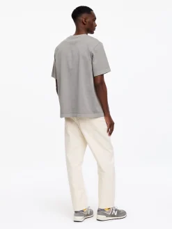 Stückgefärbtes Interlock-T-Shirt