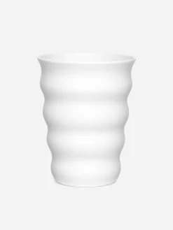 Steingutvase, 22 cm