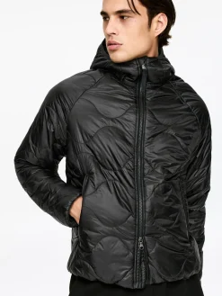 Steppjacke mit Kapuze
